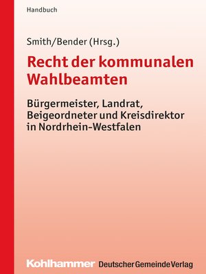 cover image of Recht der kommunalen Wahlbeamten